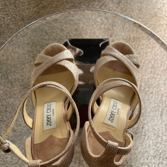 Jimmy Choo Wedge Sandals US Size 4 - Picture 6 of 7